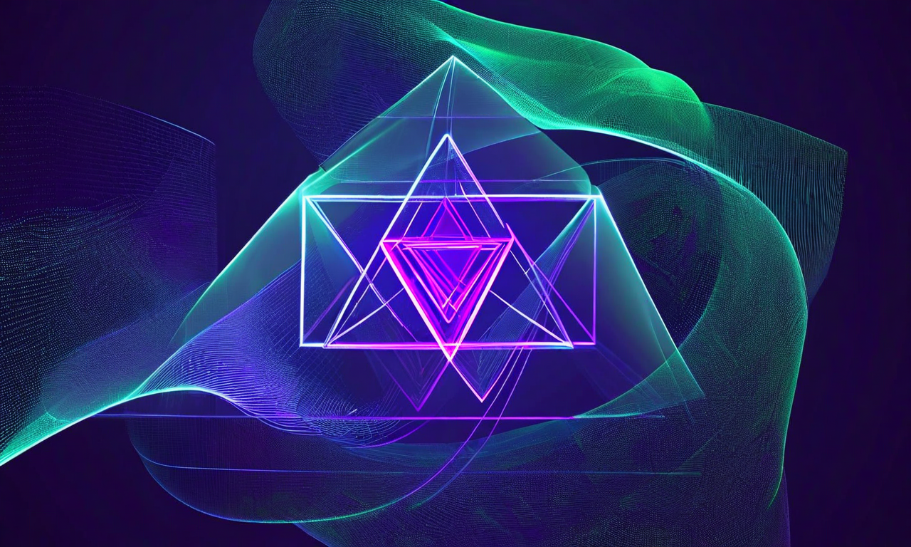 3つの解析的双射族を表現した抽象的な技術図。左から順に、立方有理関数（深青色の滑らかな曲線）、指数有理関数（紫色の指数曲線）、多項式双射（緑色の優雅な弧）が描かれている。3つの族すべてが中央の発光点に収束し、表現力、滑らかさ、解析的可逆性の3つの要件を同時に満たしていることを象徴している。各族の周囲には、これらの特性を表すオーラが配置されている。