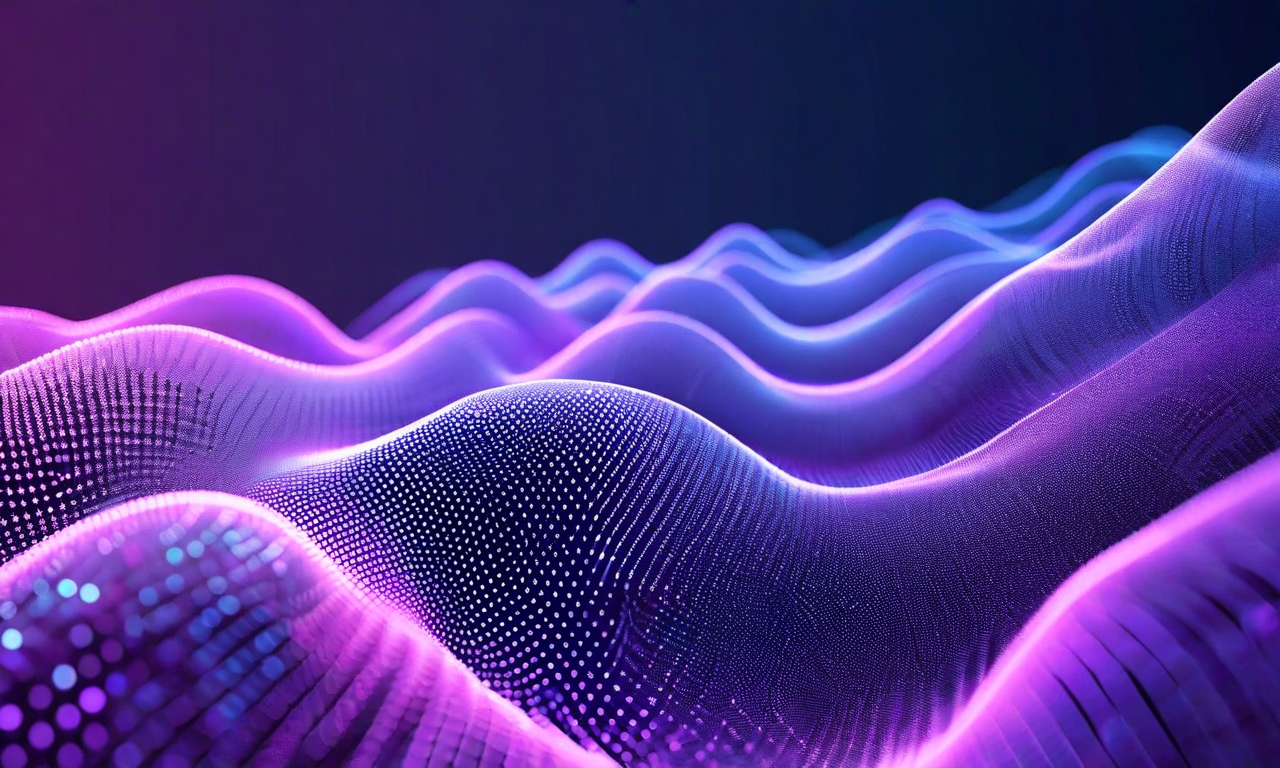 正規化フロー（Normalizing Flows）の段階的な変換プロセスを示す抽象的な可視化。左側の複雑な非ガウス分布を持つデータポイントの集合が、複数の可逆変換層を通じて段階的に変形され、右側のシンプルなガウス分布へと流れていく様子を表現。各変換段階は曲線メッシュまたはワーピング効果として視覚化され、データポイントが滑らかに再構成される過程を示す。