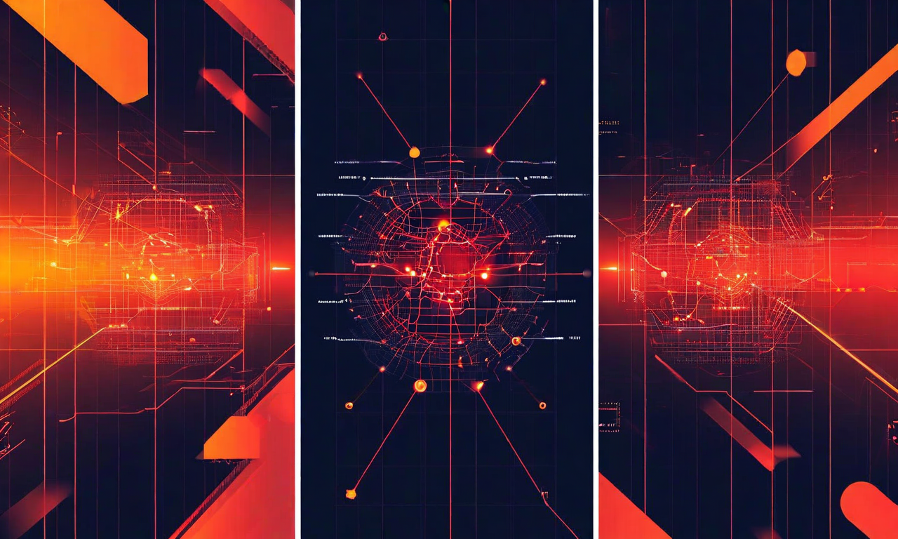 緊急時対応シナリオの3段階的エスカレーションを示す抽象的な視覚化。左から右へ進むにつれて、停戦崩壊（破断した鎖と分岐する経路）、検証システムの機能不全（切断されたモニタリングノードと失敗したチェックポイント）、紛争再発（増加する緊張指標と警告信号）を表現。色は琥珀色から赤へのグラデーションで重大度の増加を示す。
