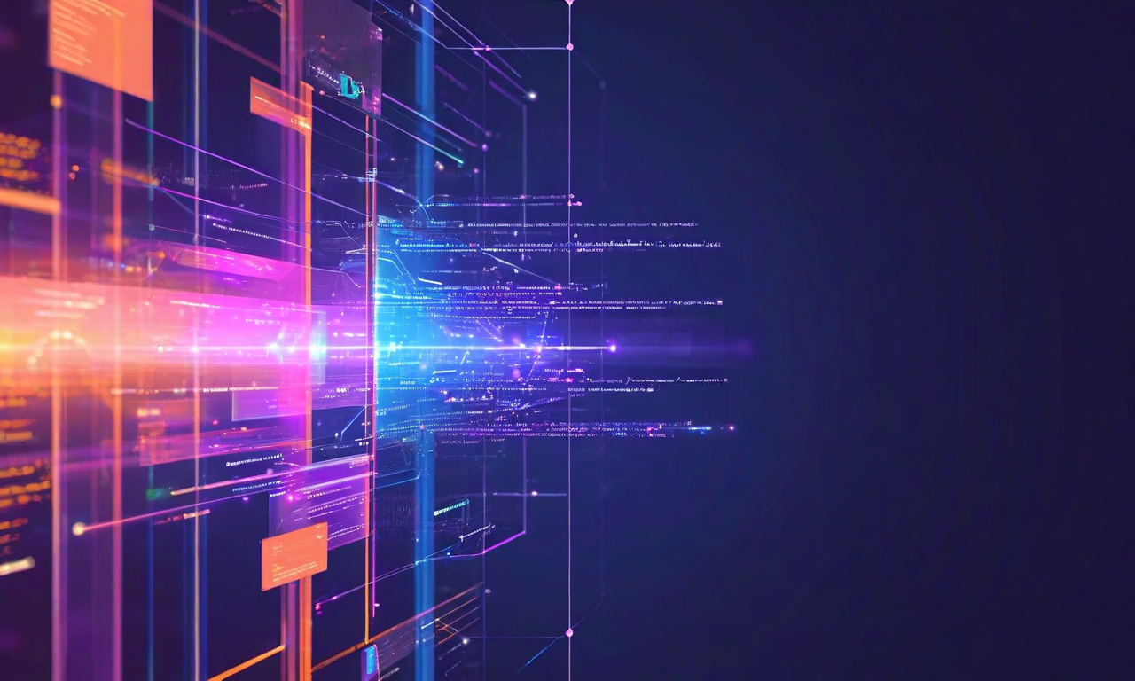 Internet Explorer 10以前のサポート終了を表現するビジュアル。左側の古く薄れたブラウザウィンドウが右側の現代的でスリークなブラウザインターフェースへと段階的に変換される様子を示している。互換性シムが消え去り、モダンDOM APIが発光するノードとして出現する。古い時代の色調から現代的な青と紫へのグラデーション遷移を表現。レガシーコード構造が分解され、クリーンなモダンアーキテクチャへと再構成される様子を象徴的に表現。