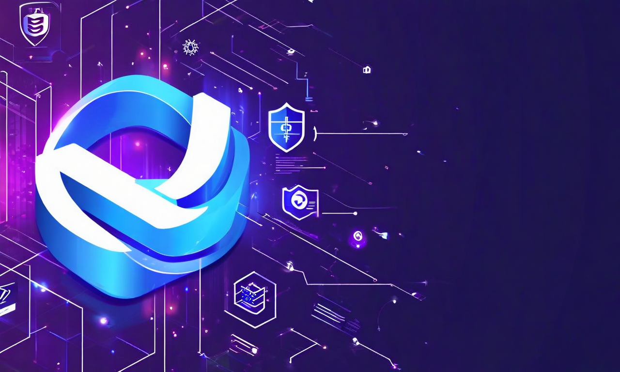 Modern jQuery logo symbol with security shields and JavaScript elements emerging from fading legacy browser icons, representing the evolution from jQuery 3.0 to 4.0 with emphasis on modernization and security improvements