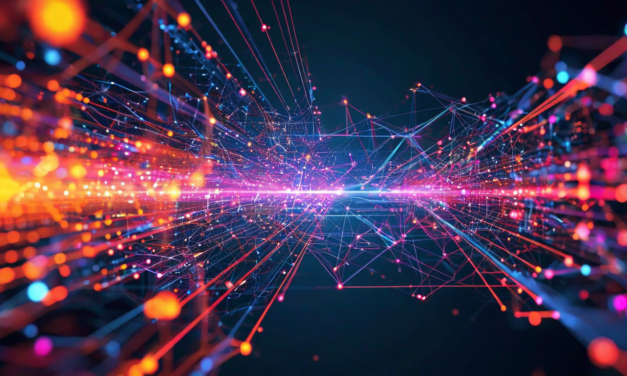 従来の分断された混乱管理から統合的・予測的な適応的レジリエンスへの概念転換を表現した抽象的なビジュアル。左側は暗色で分散した要素が混乱を示し、右側は明るく相互接続されたネットワークが統合的対応を表現している。中央の遷移ゾーンでは両者が融合し、進化と連携を象徴している。