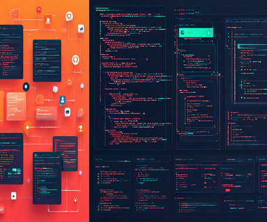 Split-screen visualization contrasting chaotic overlapping issue tickets on the left with organized AI-powered automated triage system on the right, connected by flowing data streams