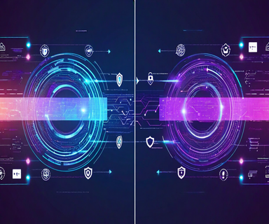 Split visualization comparing autoregressive and diffusion language model architectures, showing sequential token generation on the left versus iterative refinement process on the right, with security vulnerability indicators in the center