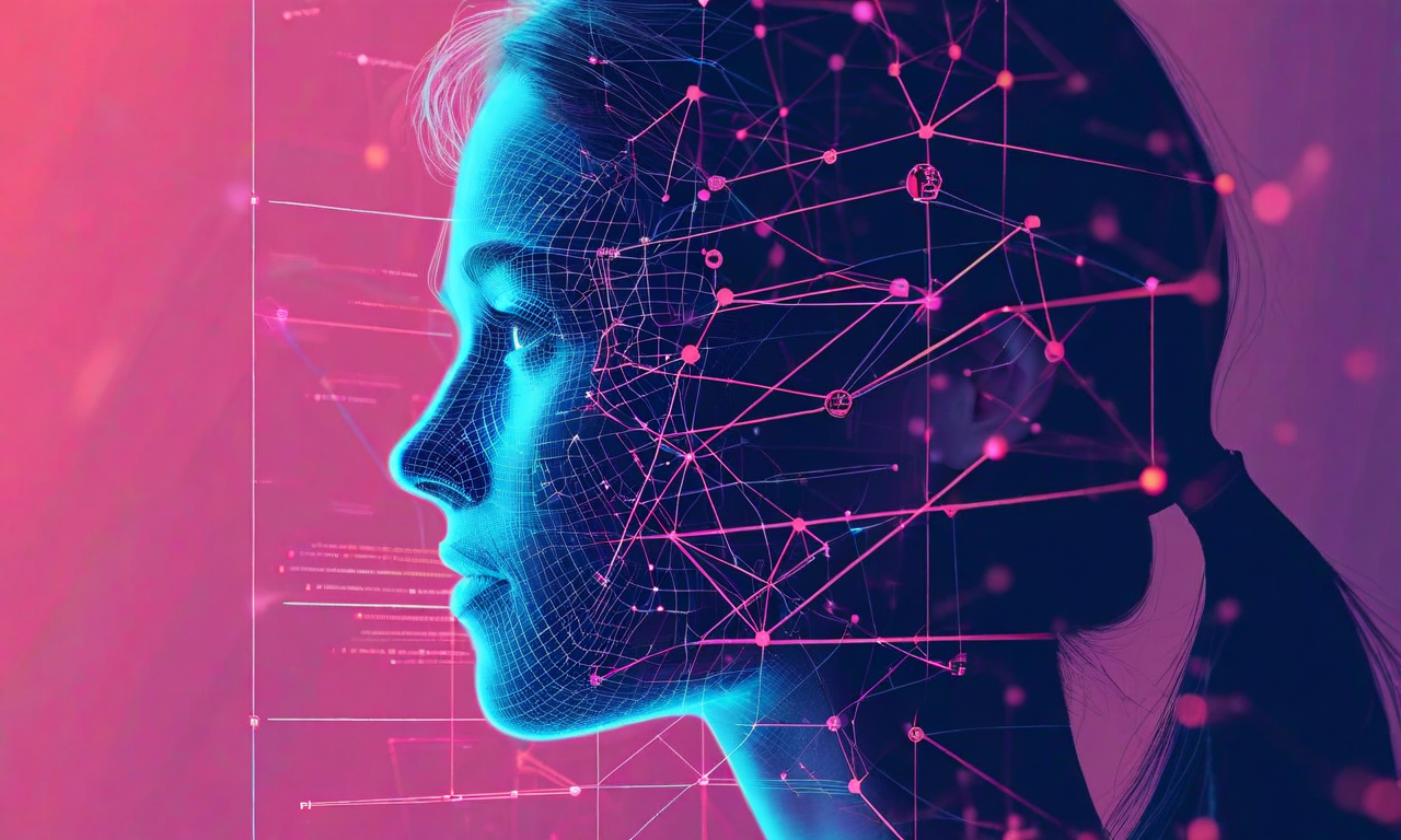 年齢予測システムにおける分類エラーのメカニズムを表す抽象的なビジュアル。成熟した表現を使う若年ユーザーとカジュアルな表現を使う成人ユーザーの言語パターンが重複する領域を示し、分類境界の曖昧性、偽陽性・偽陰性のデータポイント、個人差による予測エラーを視覚化している。