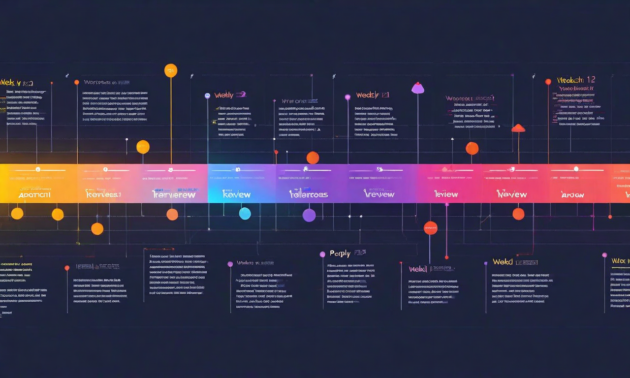 従来のスクリプト制作（8～12週間の長期サイクル）とポッドキャスト制作（週次リリース）の時間軸を並行して表示した比較図。複数の部門が関わる複雑なリソース配分、スケジュール競合による調整課題、そして両プロセスの時間的ギャップから生じるボトルネックを視覚化したイメージ。