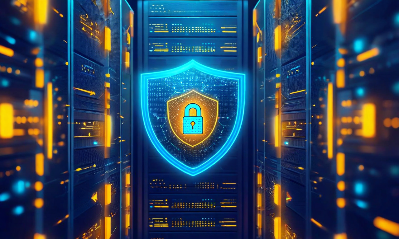 規制要件とデータガバナンスの視覚化。中央に保護されたデータボルトと盾のアイコンがあり、HIPAA、SOC 2、GDPRのコンプライアンスバッジに囲まれている。クラウドアップロード矢印を遮断する禁止シンボルと複数のセキュリティロック、暗号化シンボルが機密情報を保護している。