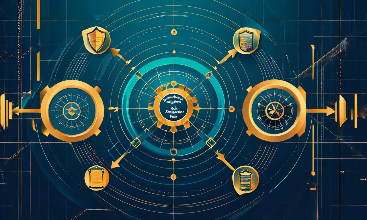 ターゲット企業の限定による機会喪失、市場変動への対応遅延、過度な最適化による柔軟性喪失の3つのリスク要因を示す円形ノードが、中央のバランスの取れた戦略ハブに矢印で接続された図。各リスク要因は相互に関連し、バランスの取れたアプローチによって軽減される概念を視覚化している。