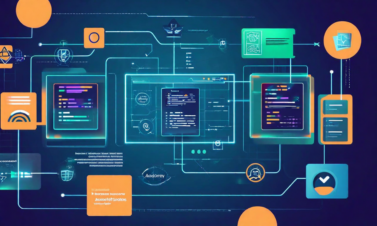 キュレーション品質管理プロセスの概念図。人間のキュレーター、専門家レビュアー、コミュニティモデレーターの3つの役割が、アカウント選定プロセスに関与している様子を示す。品質チェックポイント、検証ステージ、承認ゲートが相互に接続されたノードとフロー経路で表現されており、データ検証、品質保証チェック、意思決定プロセスが構造化されたワークフロー形式で可視化されている。